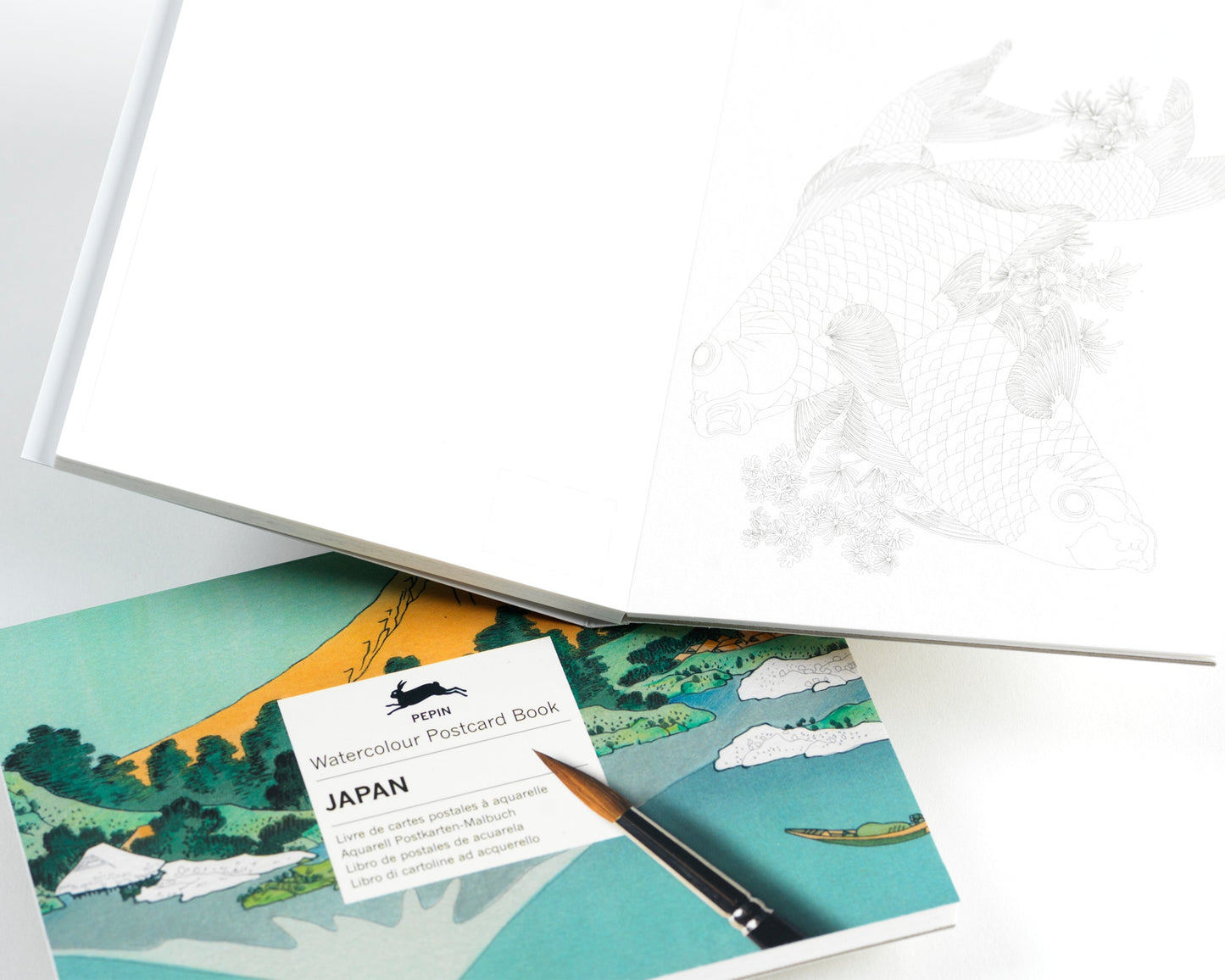 Japan, Wasserfarben Postkarten Buch