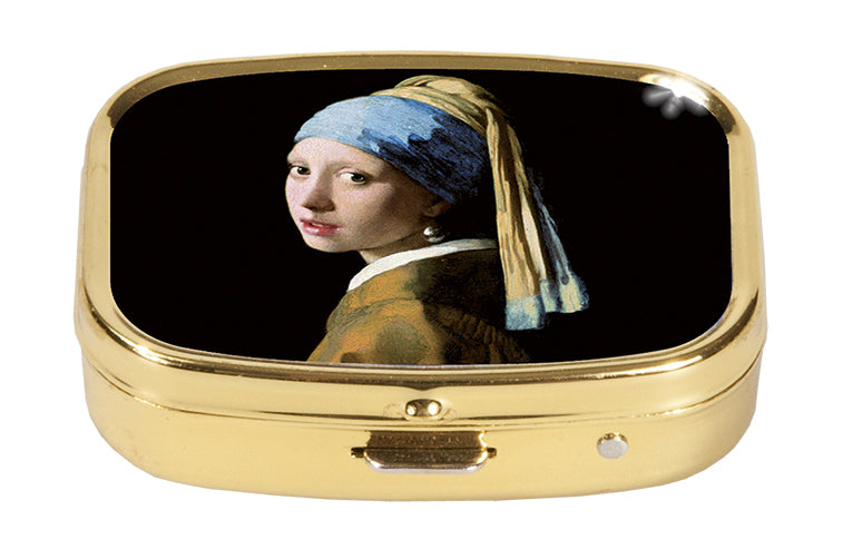 Jan Vermeer, Pillendose, Mädchen mit Perlenohrring