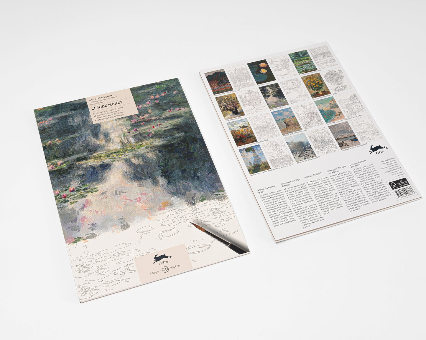 Claude Monet, Artists' Malbuch