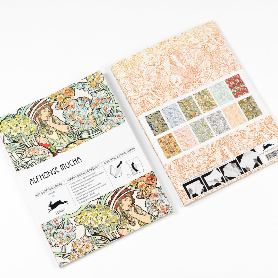 Alphonse Mucha, Geschenk und Kreativ Papierbuch