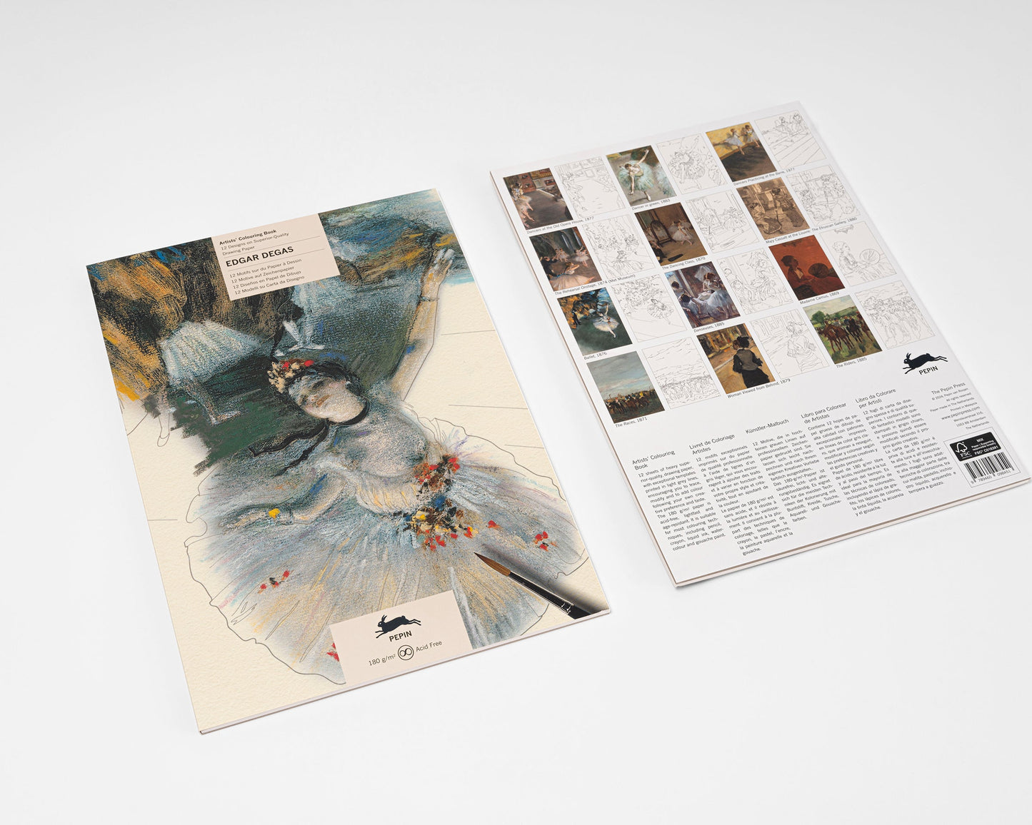 Edgar Degas, Artists' Malbuch