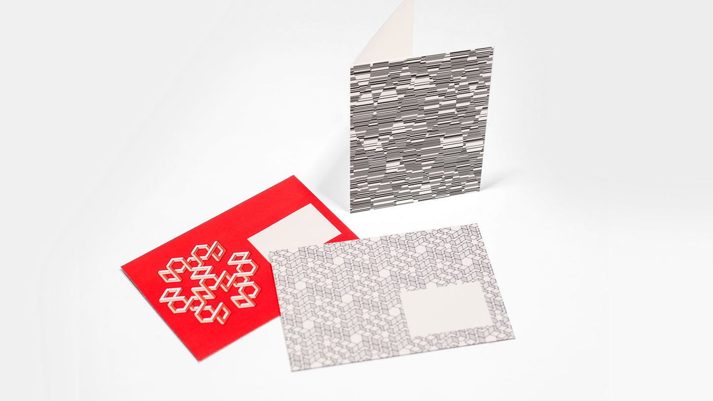 Op Art, Karten Geschenk Set