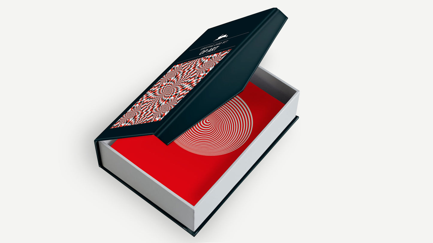 Op Art, Karten Geschenk Set