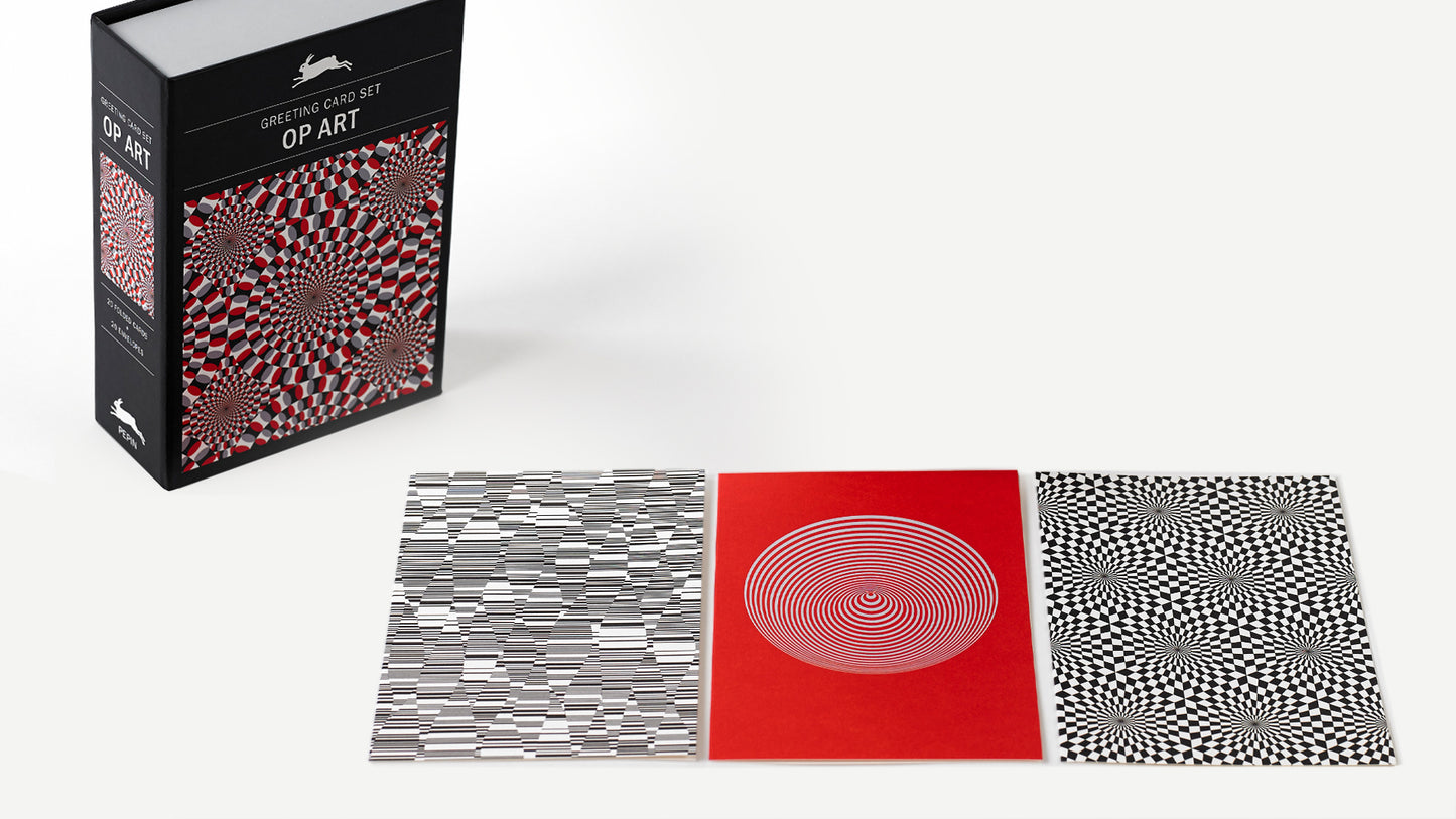 Op Art, Karten Geschenk Set