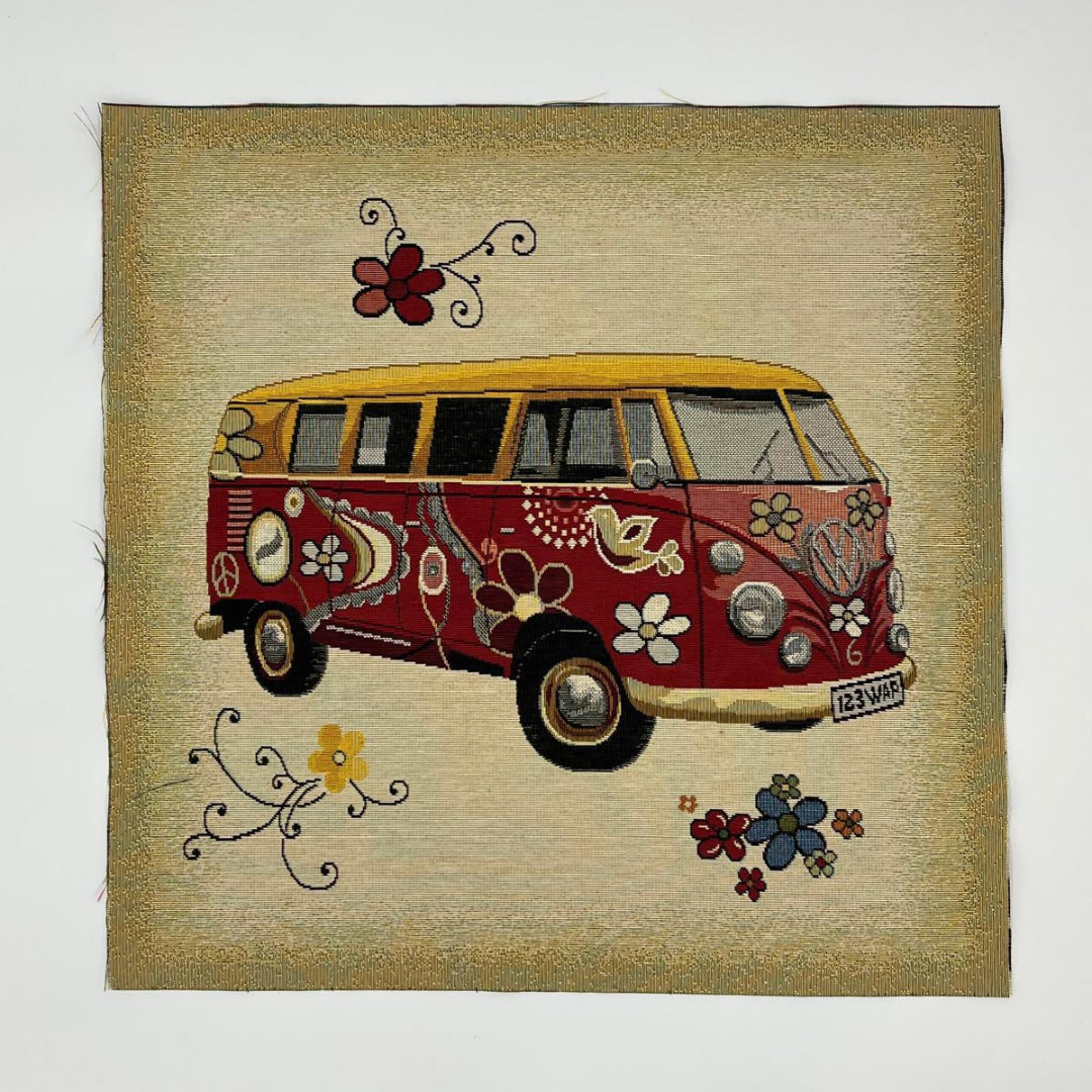 1960er, Stoff Panel VW Bus rot