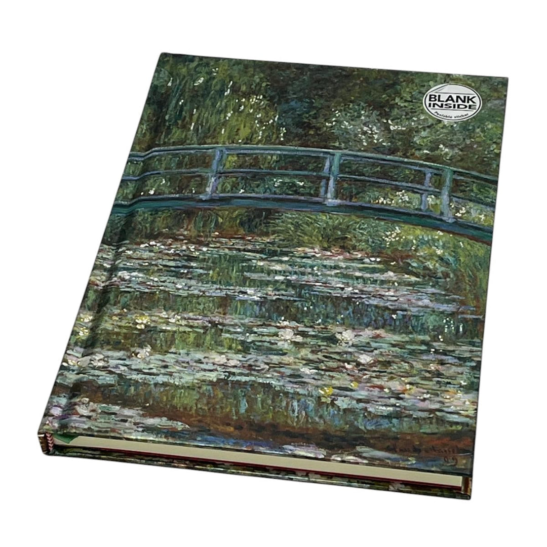 Claude Monet, Notizbuch A5, Bridge over a Pond of Water Lilies