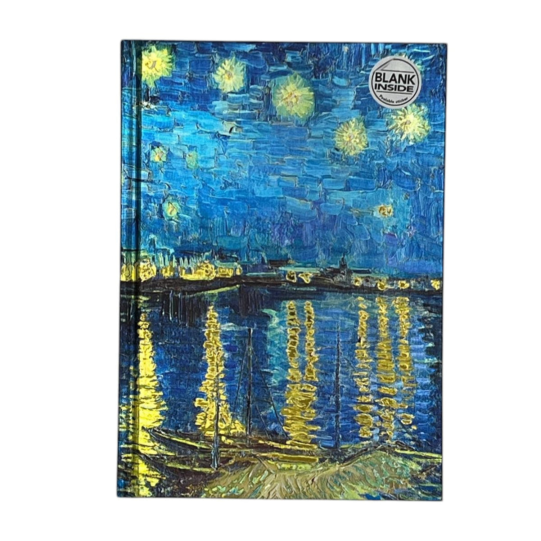 Vincent van Gogh, Notizbuch A5, Sternennacht über der Rhone