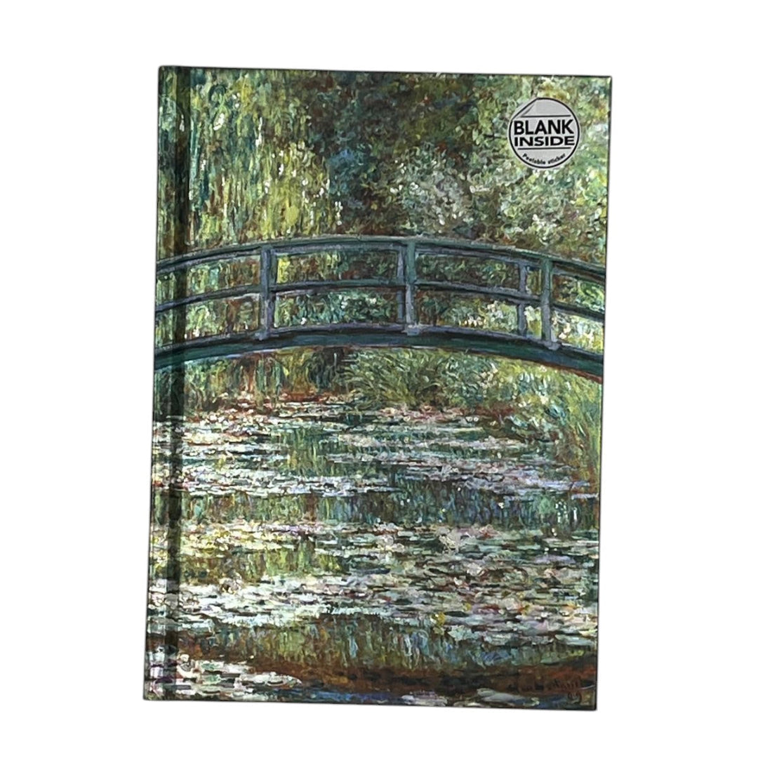 Claude Monet, Notizbuch A5, Bridge over a Pond of Water Lilies