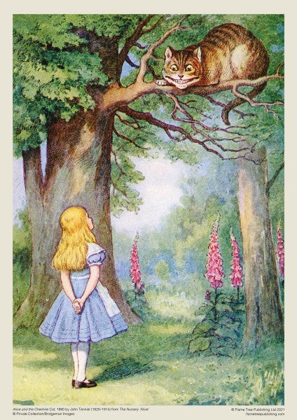 Lewis Carroll, Puzzle für Erwachsene, Alice und die Grinsekatze