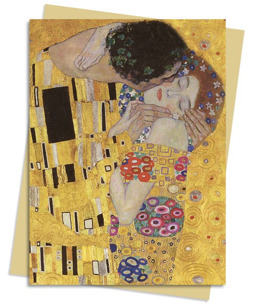 Gustav Klimt, Grusskarte Der Kuss