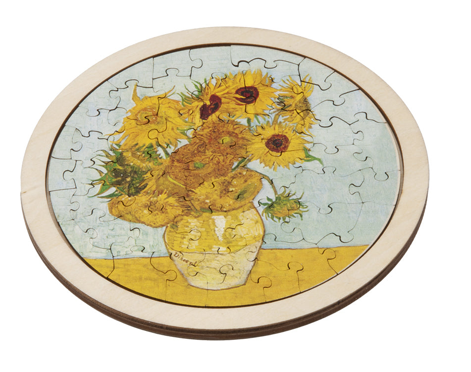 Vincent van Gogh, Art Puzzle aus Holz, Sonnenblumen