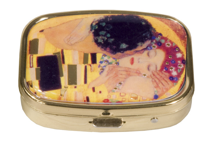 Gustav Klimt, Pillendose, Der Kuss