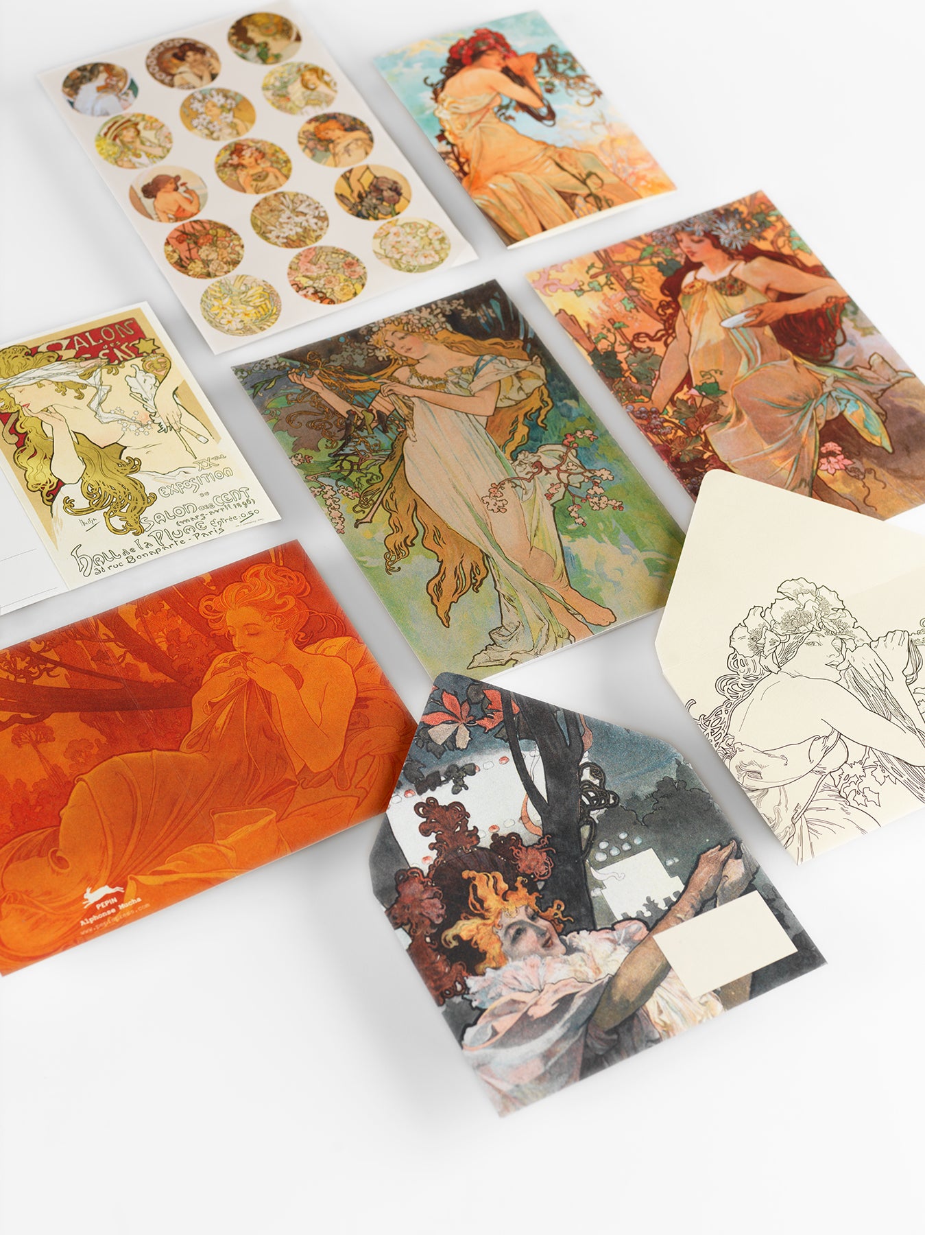 Alphonse Mucha, Korrespondenz Set