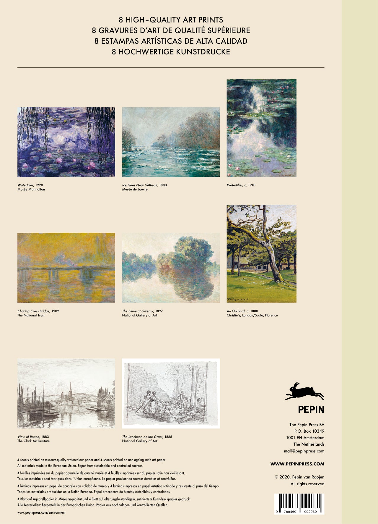 Claude Monet, Art Portfolio