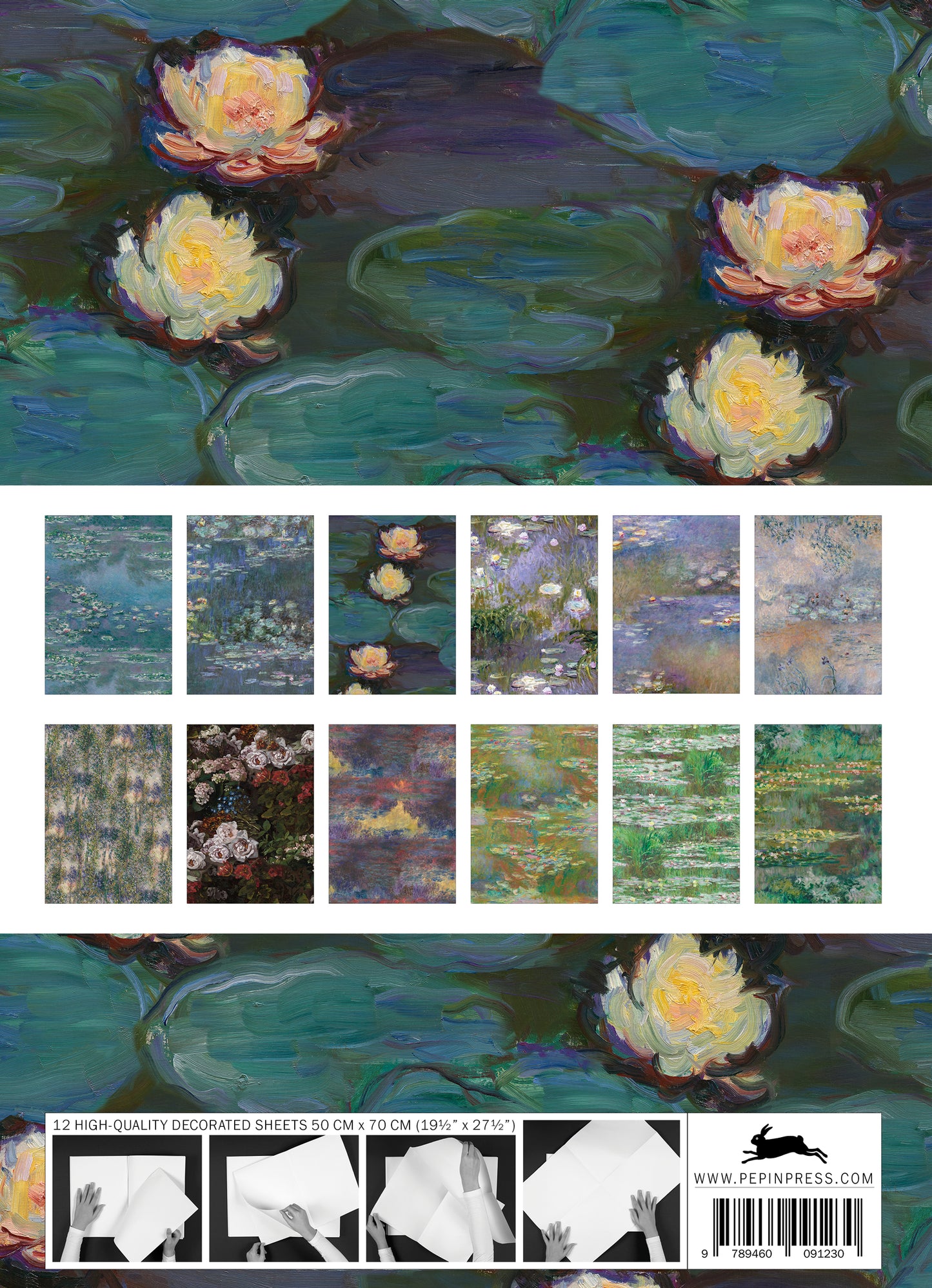 Claude Monet, Geschenk und Kreativ Papierbuch