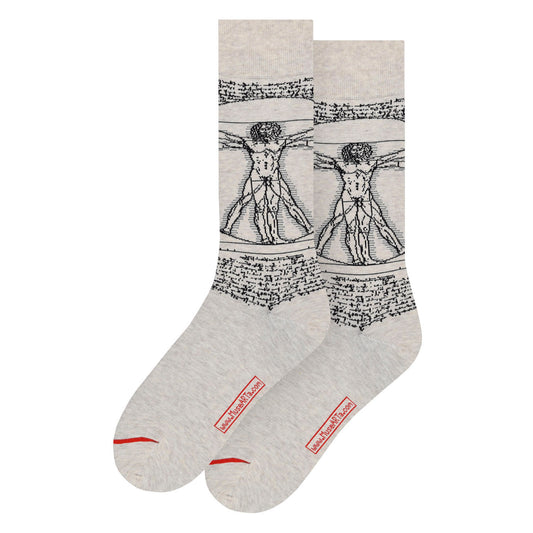 Leonardo da Vinci, Socken, Vitruvianischer Mann