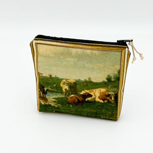 enkelt Necessaire Naturszene mit Kühen