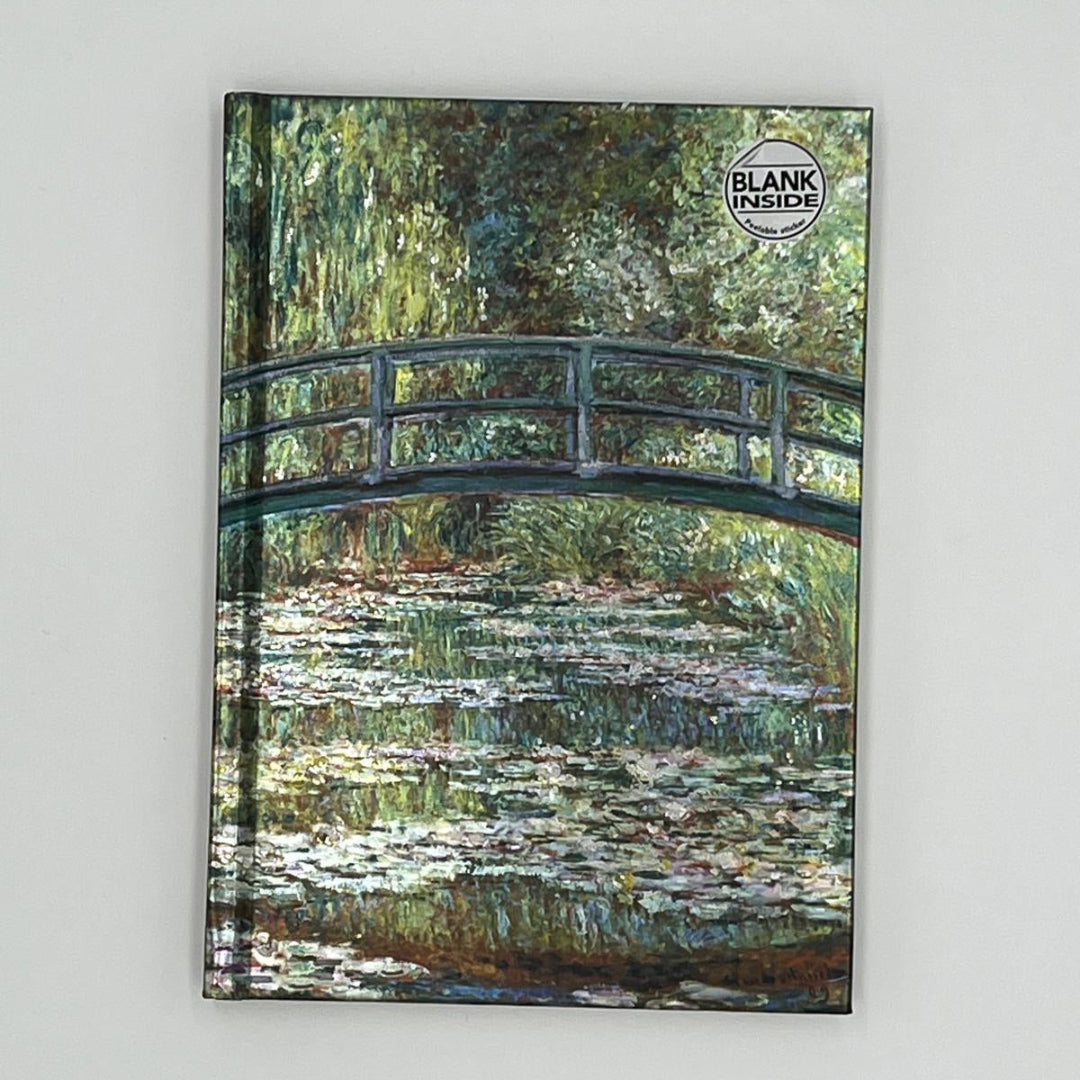 Claude Monet, Notizbuch A5, Bridge over a Pond of Water Lilies