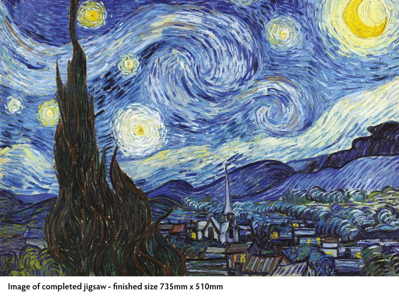 Vincent van Gogh, Puzzle für Erwachsene, Die Sternennacht