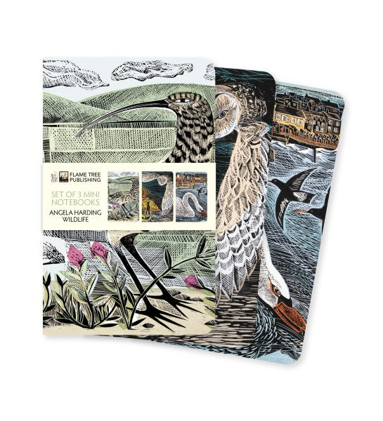 Angela Harding, Set mit 3 Mini Notizheften, Wildlife