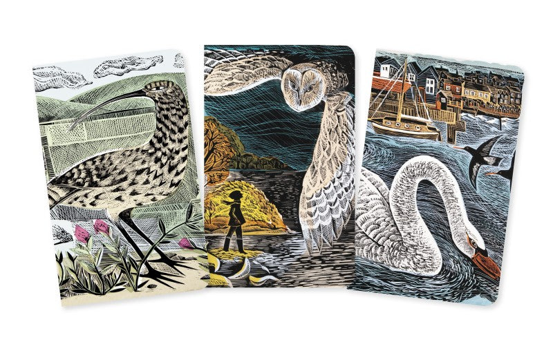 Angela Harding, Set mit 3 Mini Notizheften, Wildlife