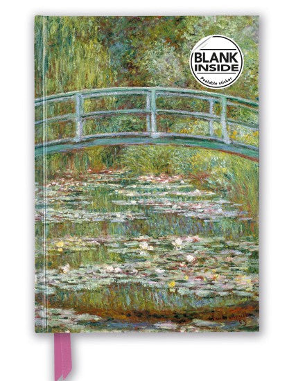 Claude Monet, Notizbuch A5, Bridge over a Pond of Water Lilies