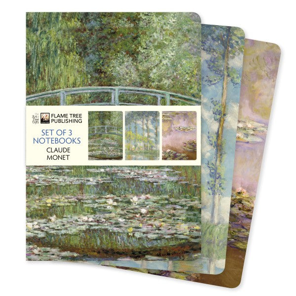 Claude Monet, Set mit 3 Notizheften A5