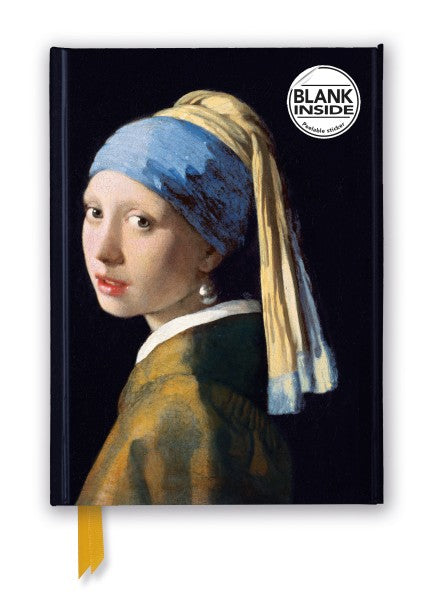 Johannes Vermeer, Notizbuch A5, Girl with a Pearl Earring