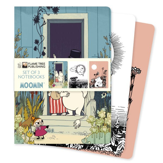 Tove Jansson, Set mit 3 Notizheften A5, Moomin