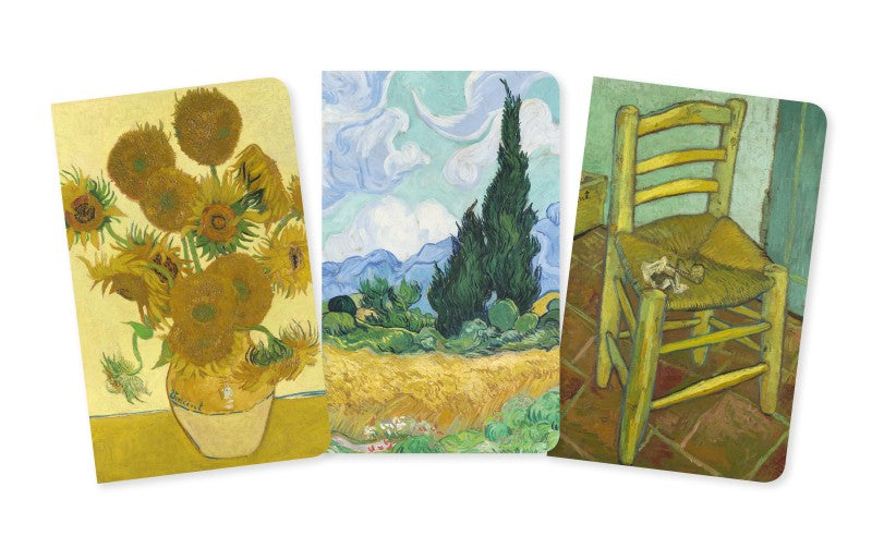 Vincent van Gogh, Set mit 3 Midi Notizheften