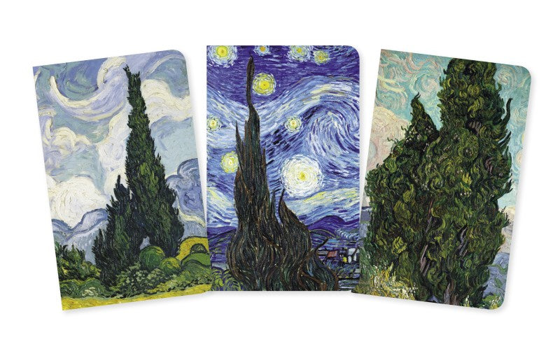 Vincent van Gogh, Set mit 3 Mini Notizheften